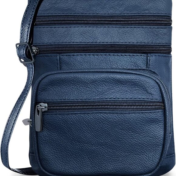 Genuine Leather Cross Body Bags Purse for Women, Purses Women's Shoulder Sling H - Picture 1 of 5